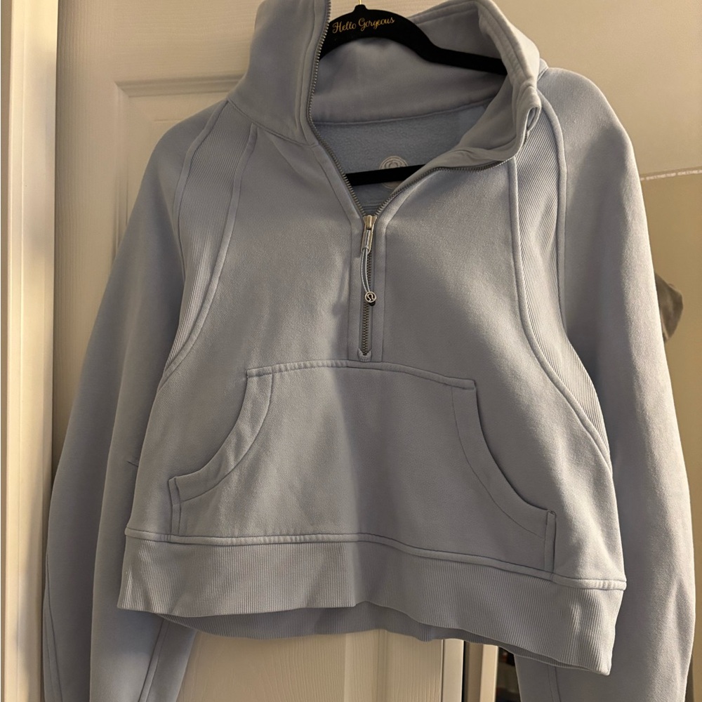 Lululemon light blue scuba